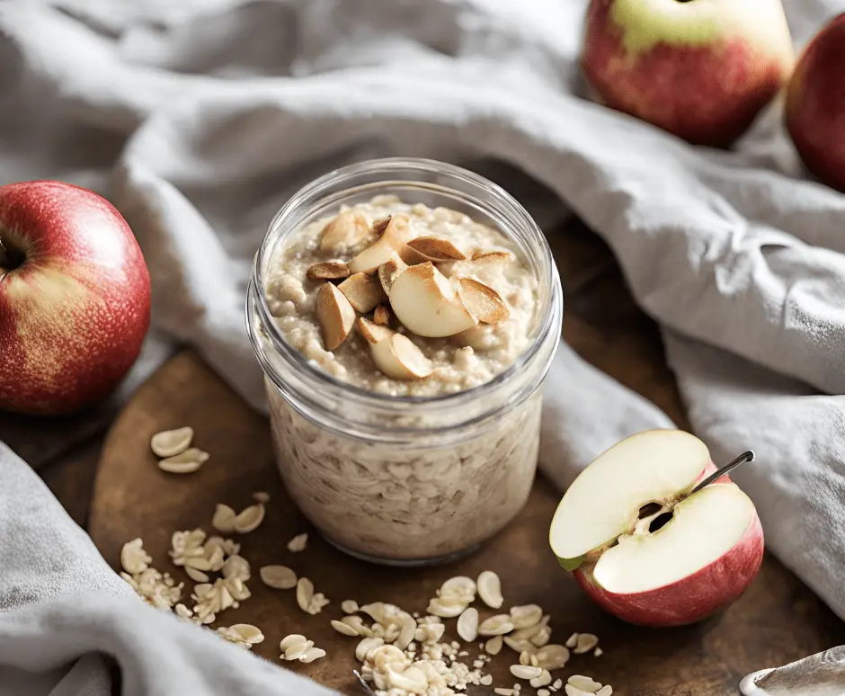 Apple Pie Overnight Oats Recipe